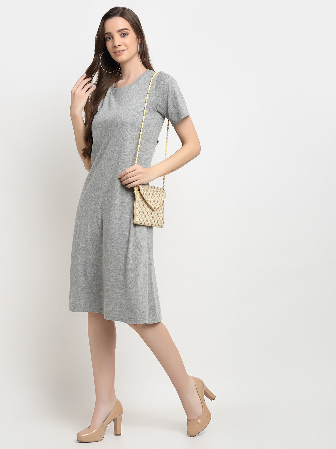 A-Line Midi Dress