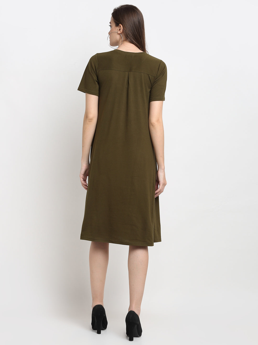 A-Line Midi Dress