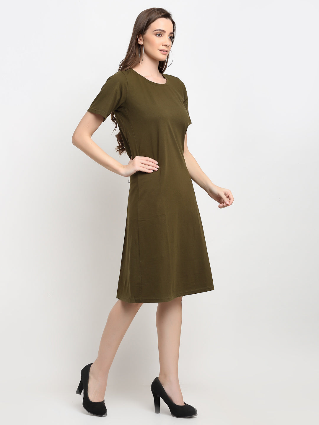A-Line Midi Dress