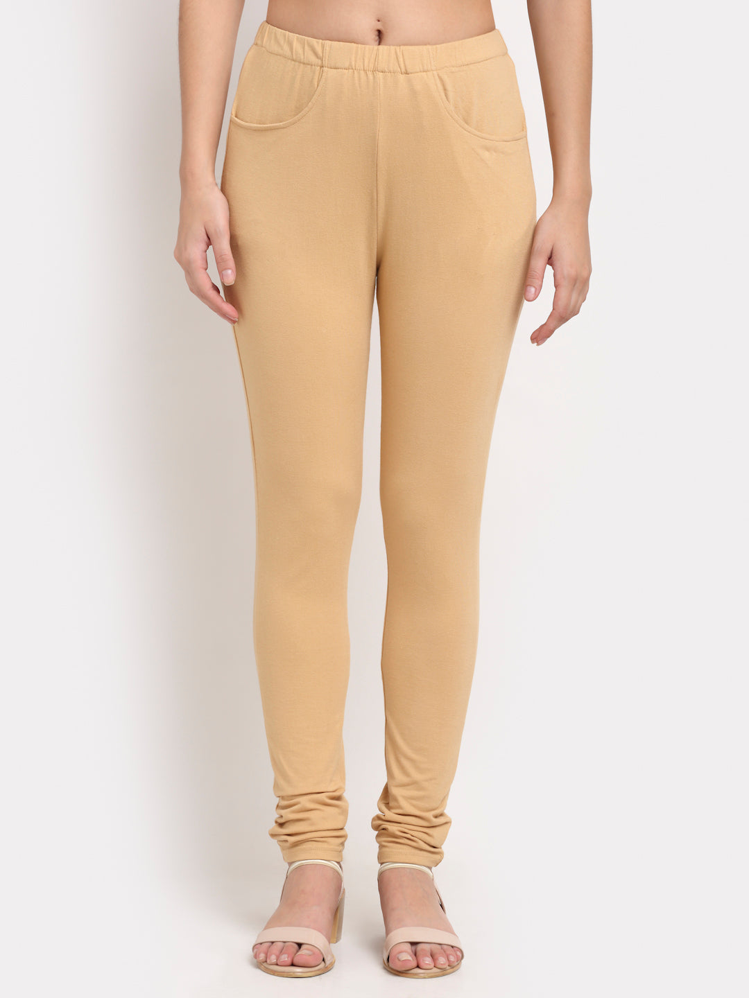 Women Solid Ankle-Length Leggings