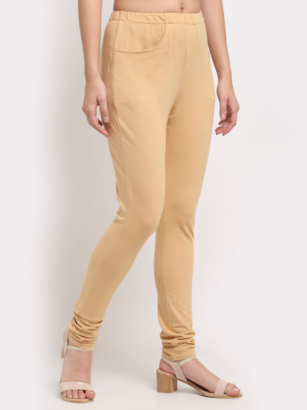 Women Solid Ankle-Length Leggings