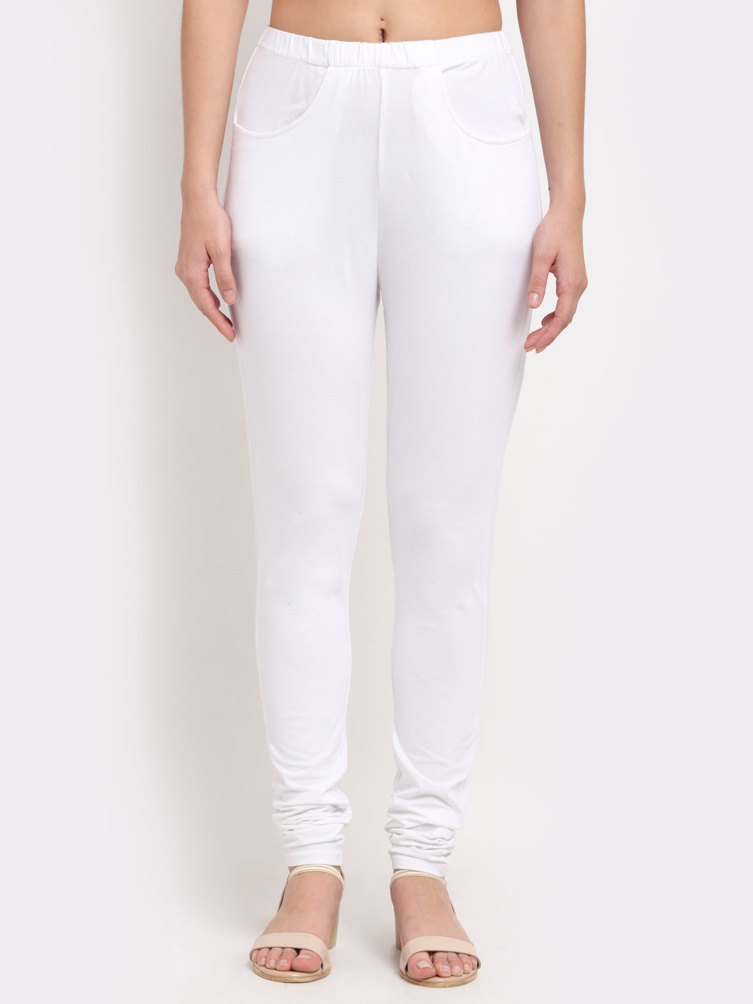 Women Solid Ankle-Length Leggings