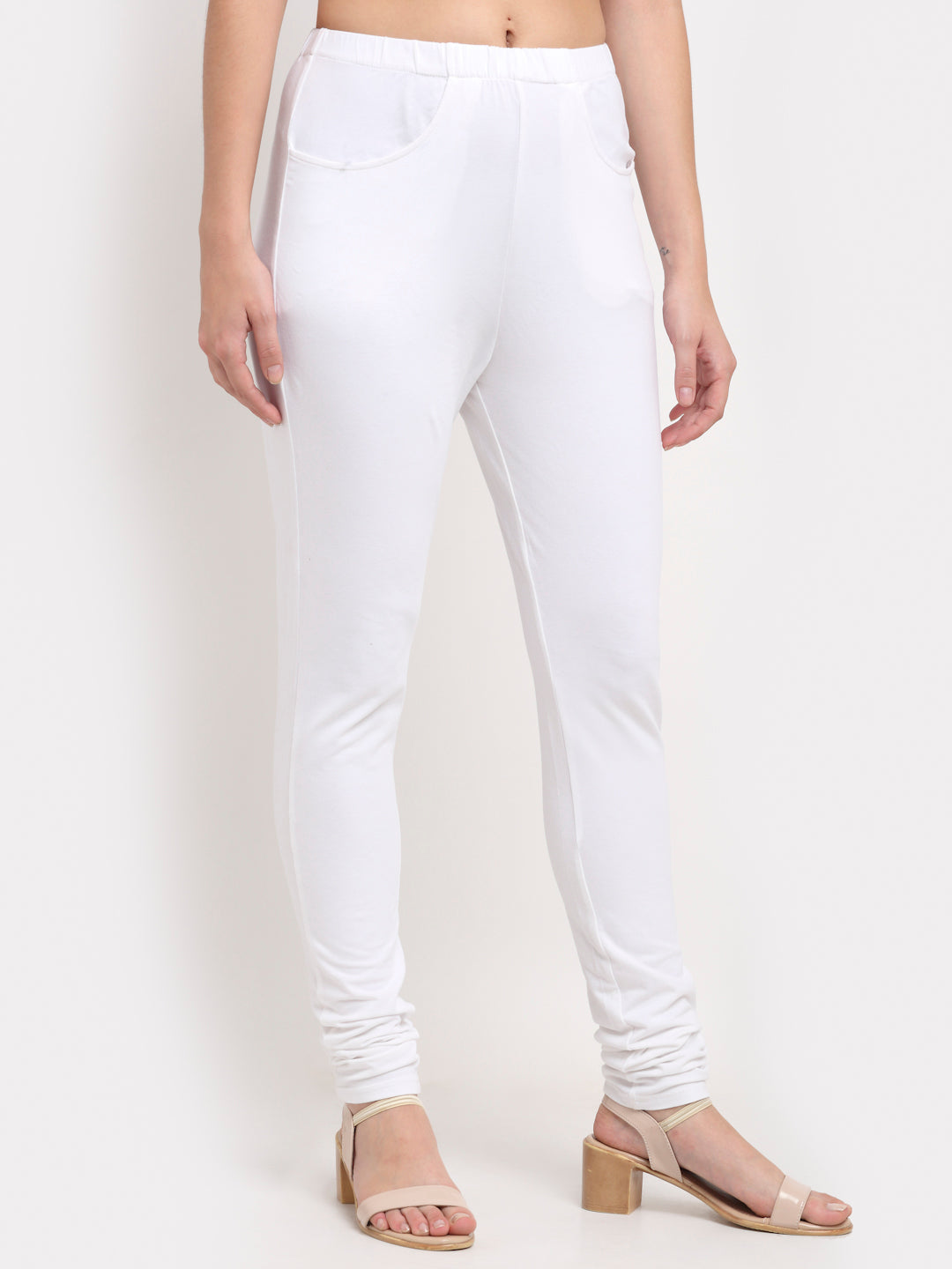 Women Solid Ankle-Length Leggings