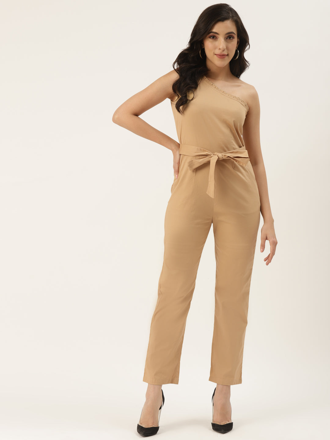 One-Shoulder Basic Jumpsuit
