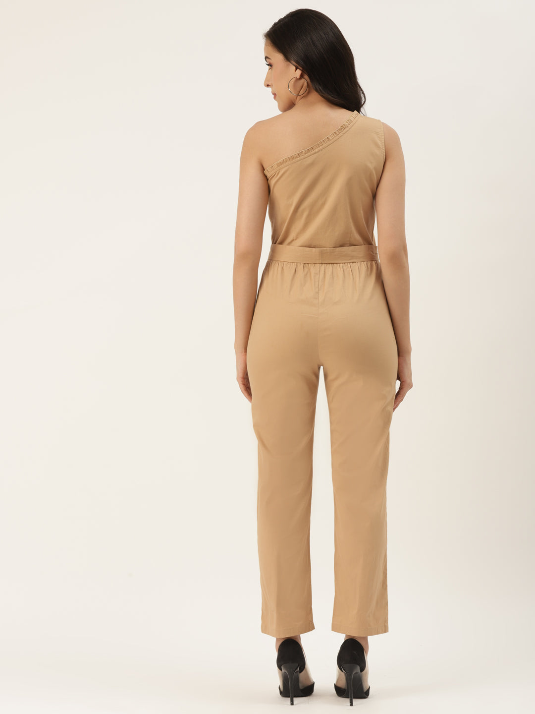 One-Shoulder Basic Jumpsuit