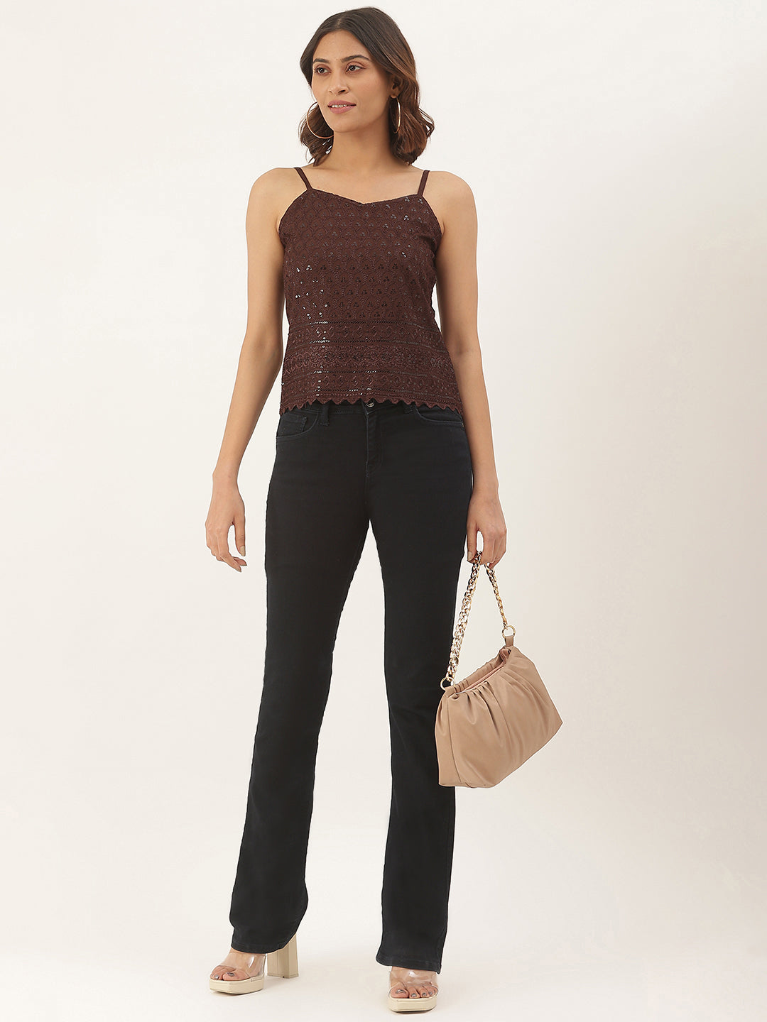 Embellished Embroidered Top