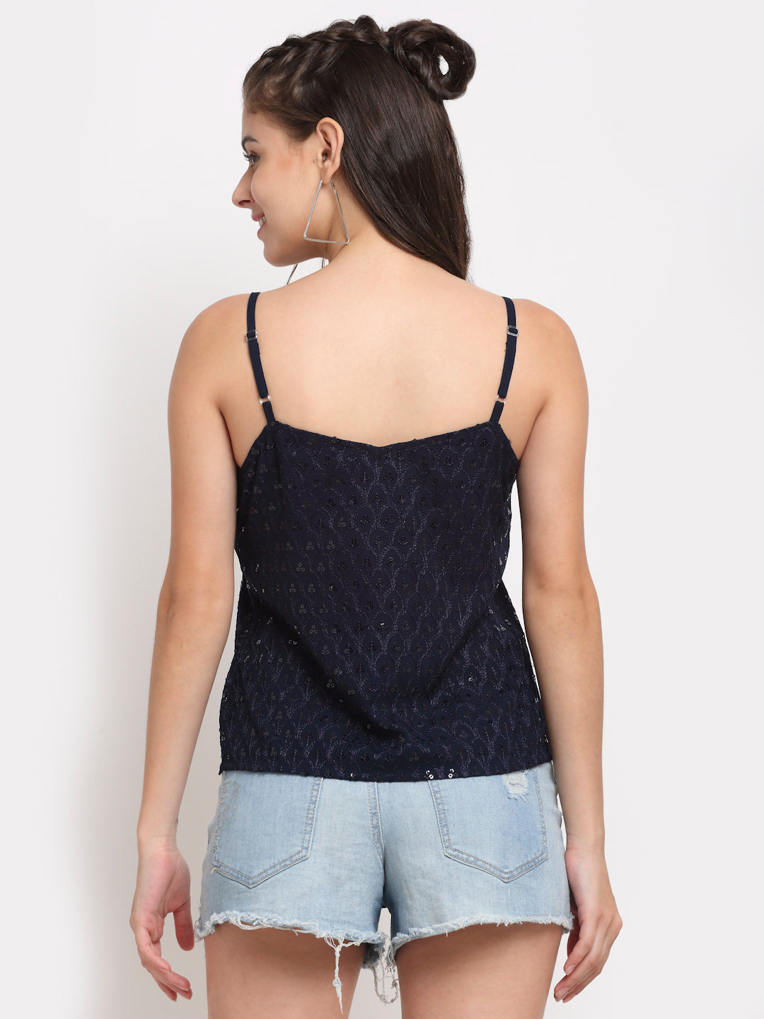 Embellished Embroidered Top