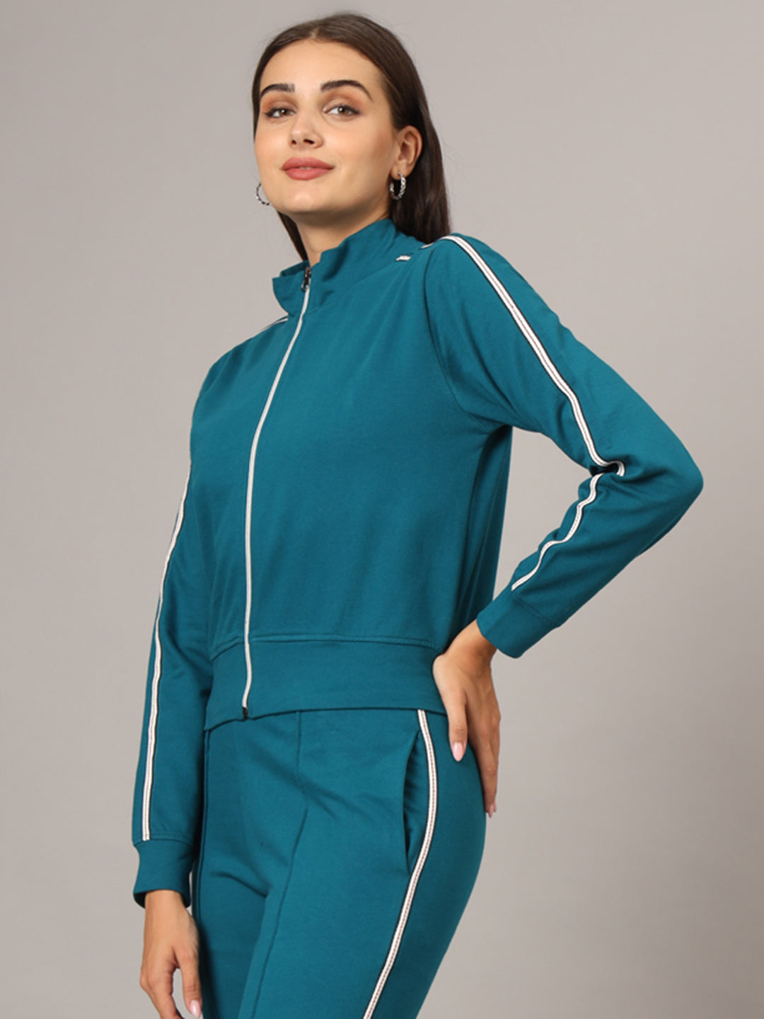 Women Crop Tailored Jacket