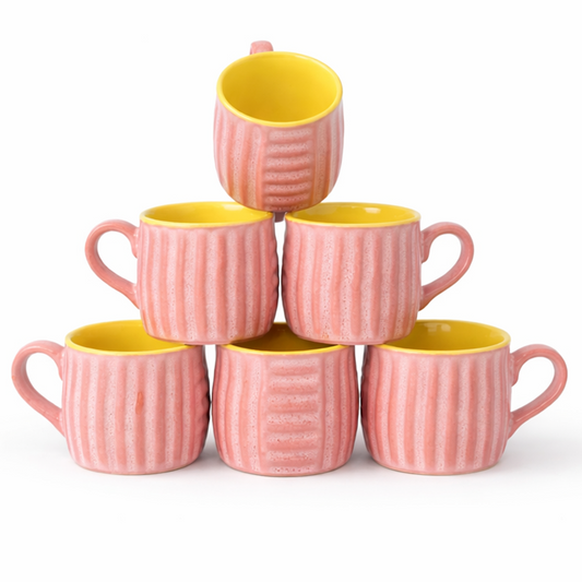 Tea Coffee Cups Set of 6 | 160 ml