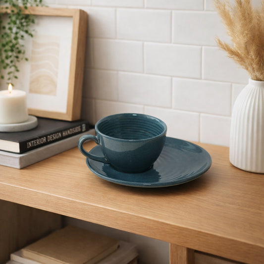 Coffee Mug with Cookie Saucer Set | 270 ml.