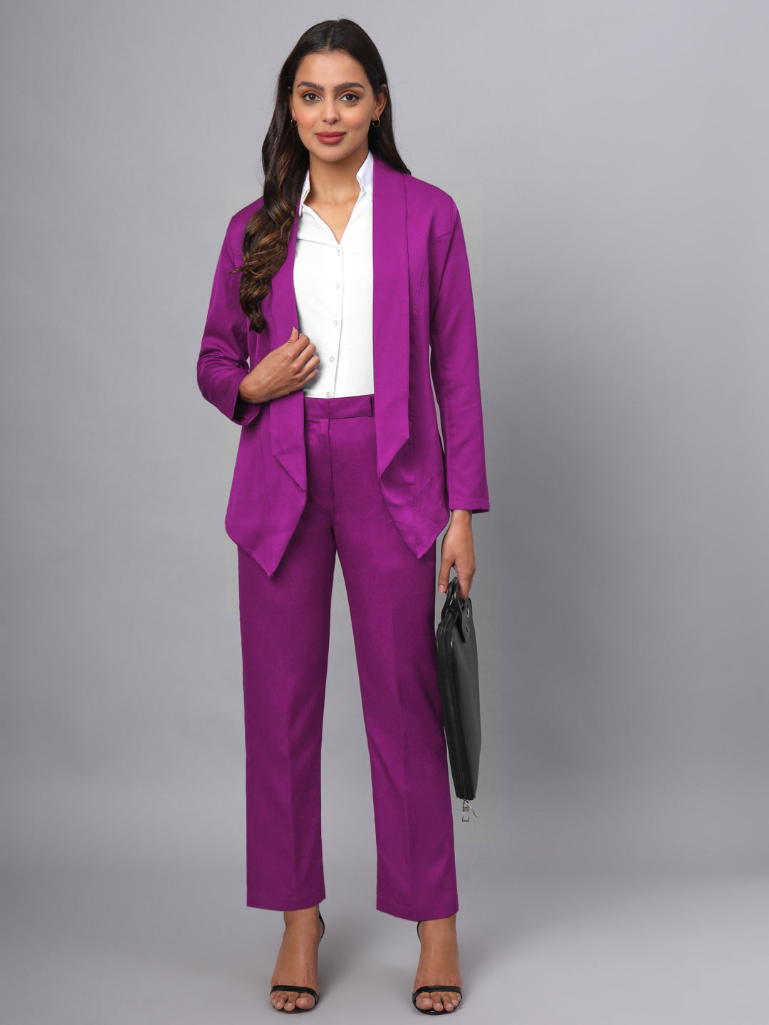 Shawl Collar Blazer With Trousers Two Pieces Formal Suit