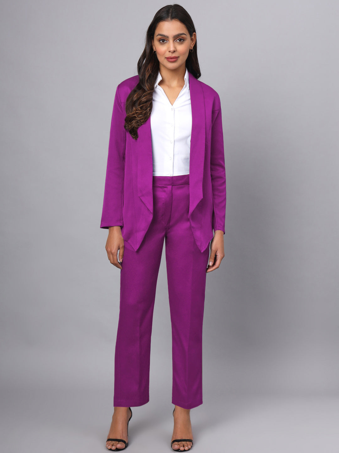 Shawl Collar Blazer With Trousers Two Pieces Formal Suit