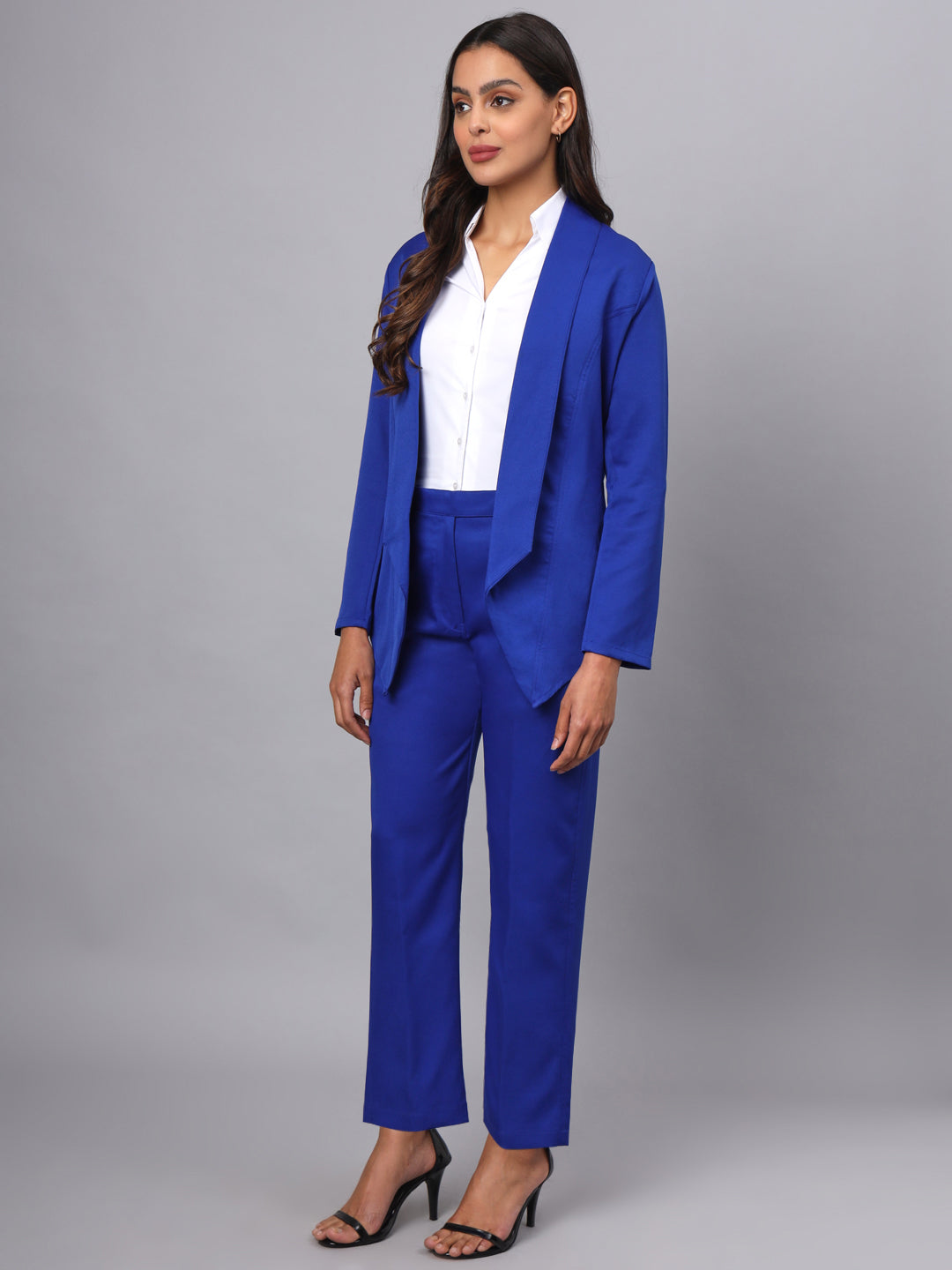 Shawl Collar Blazer With Trousers Two Pieces Formal Suit