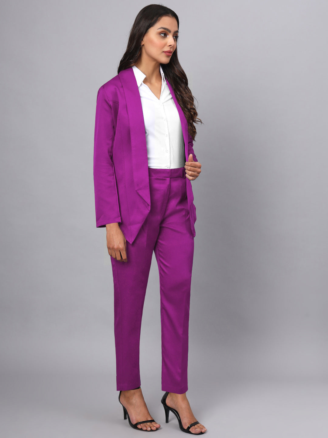 Shawl Collar Blazer With Trousers Two Pieces Formal Suit