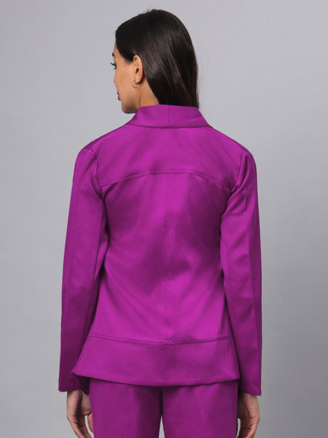 Shawl Collar Open Front Blazer