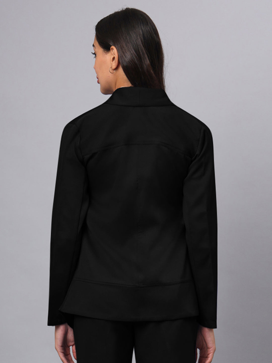 Shawl Collar Open Front Blazer
