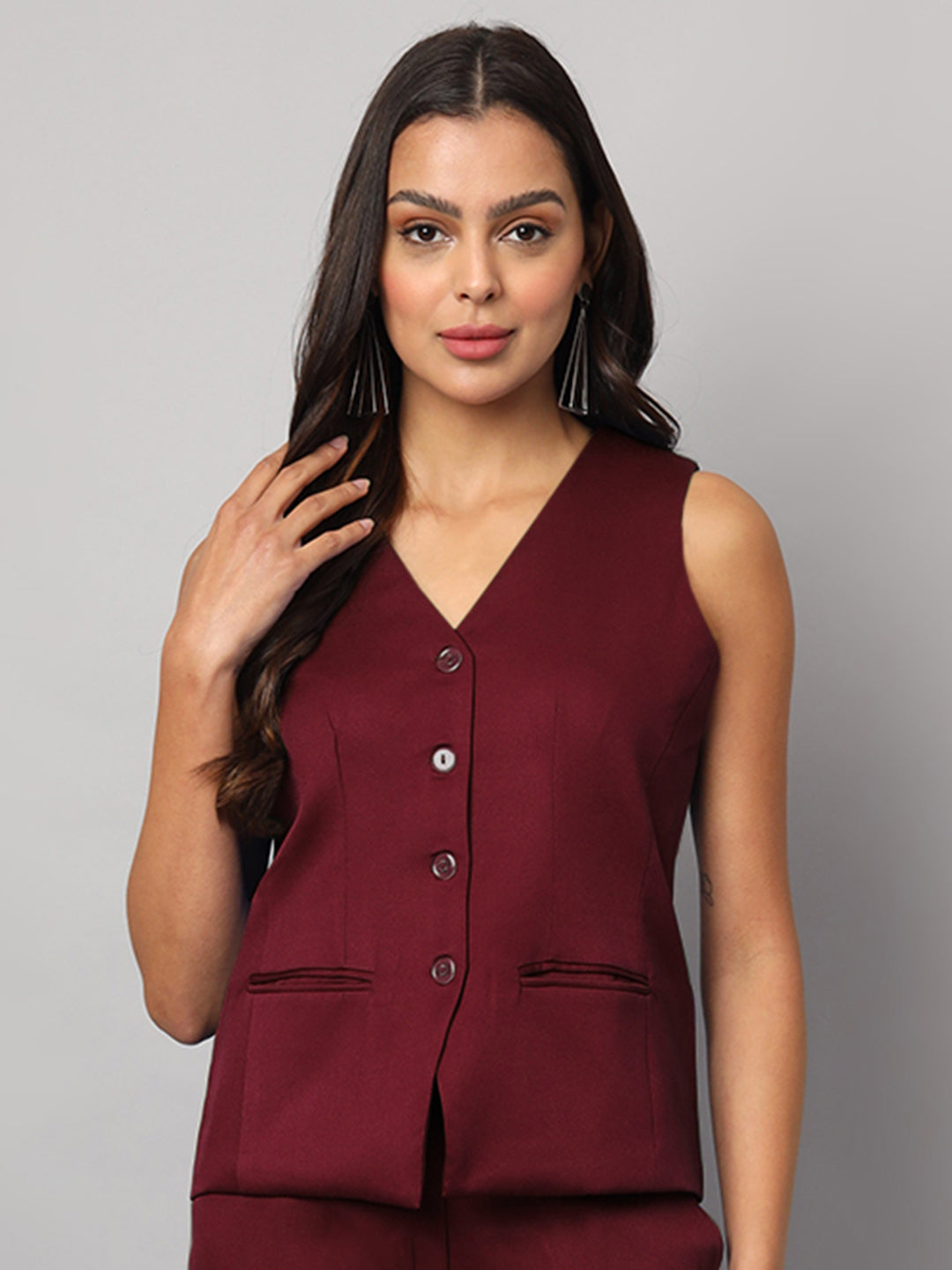 V-Neck Waistcoat