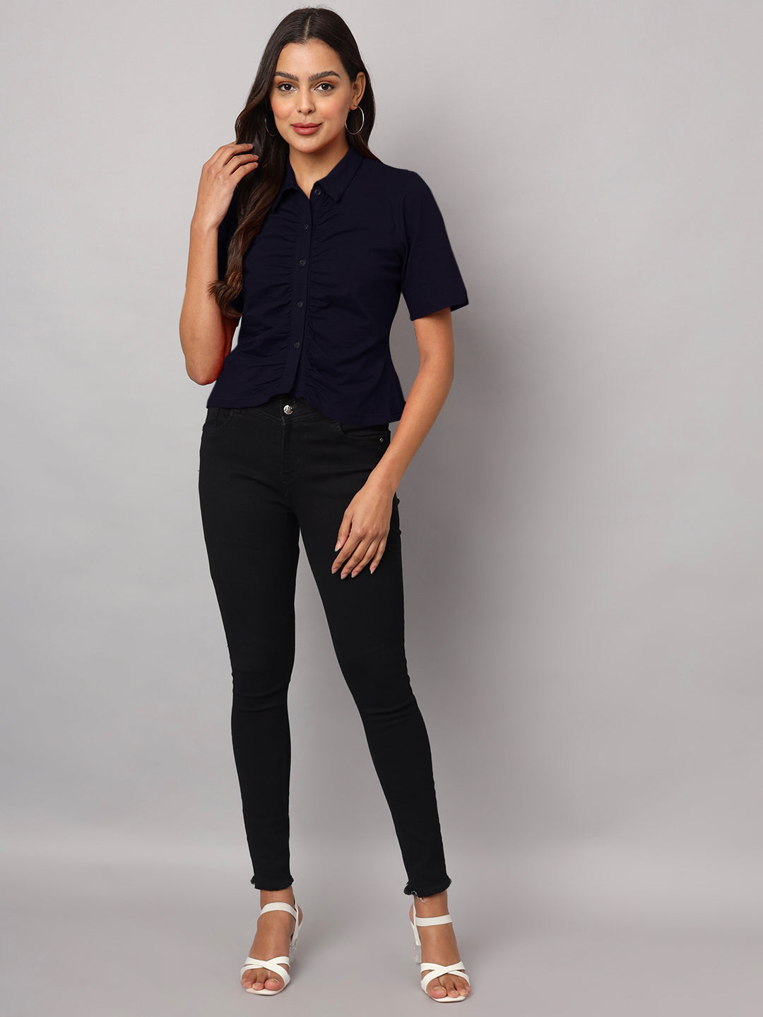 Relaxed Opaque Casual Shirt