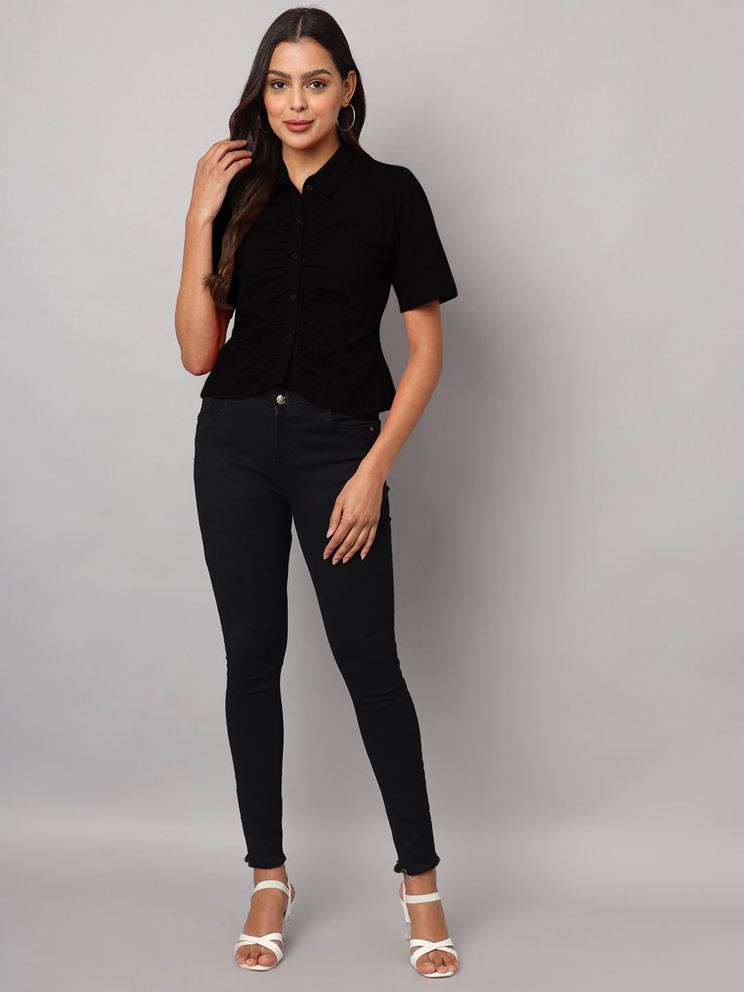 Relaxed Opaque Casual Shirt