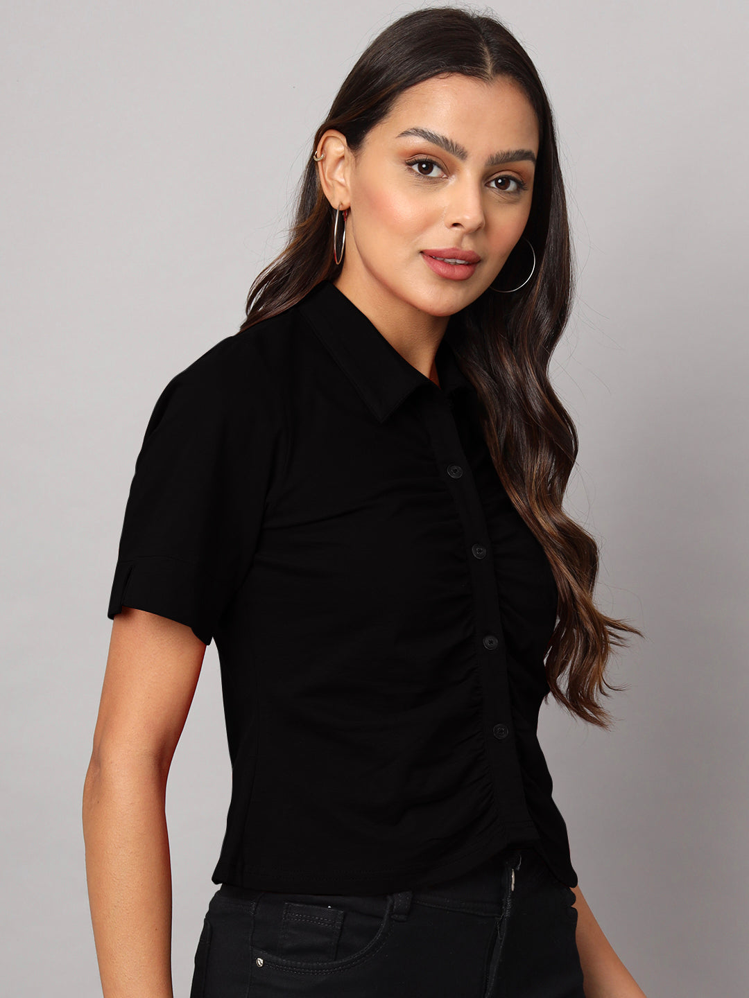 Relaxed Opaque Casual Shirt