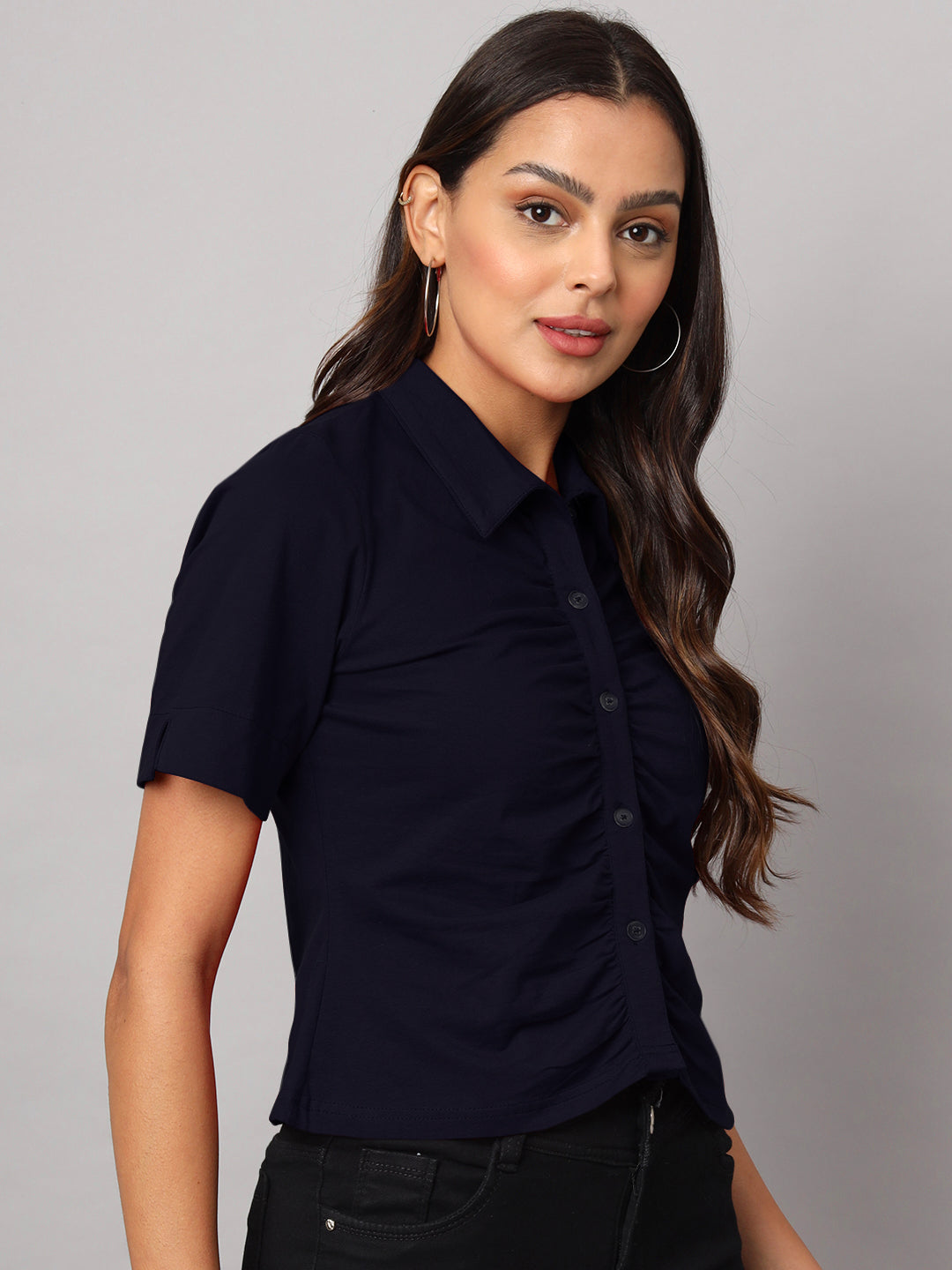 Relaxed Opaque Casual Shirt