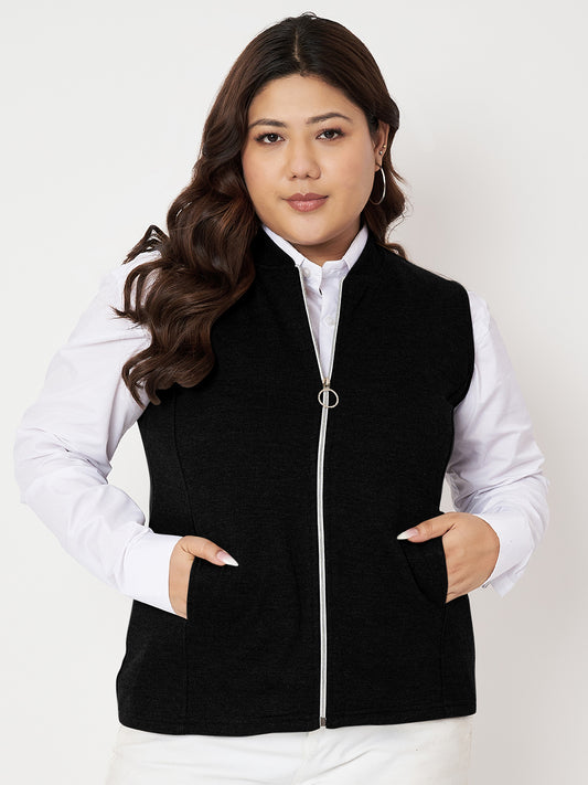 Women Fleece Tailored Jacket