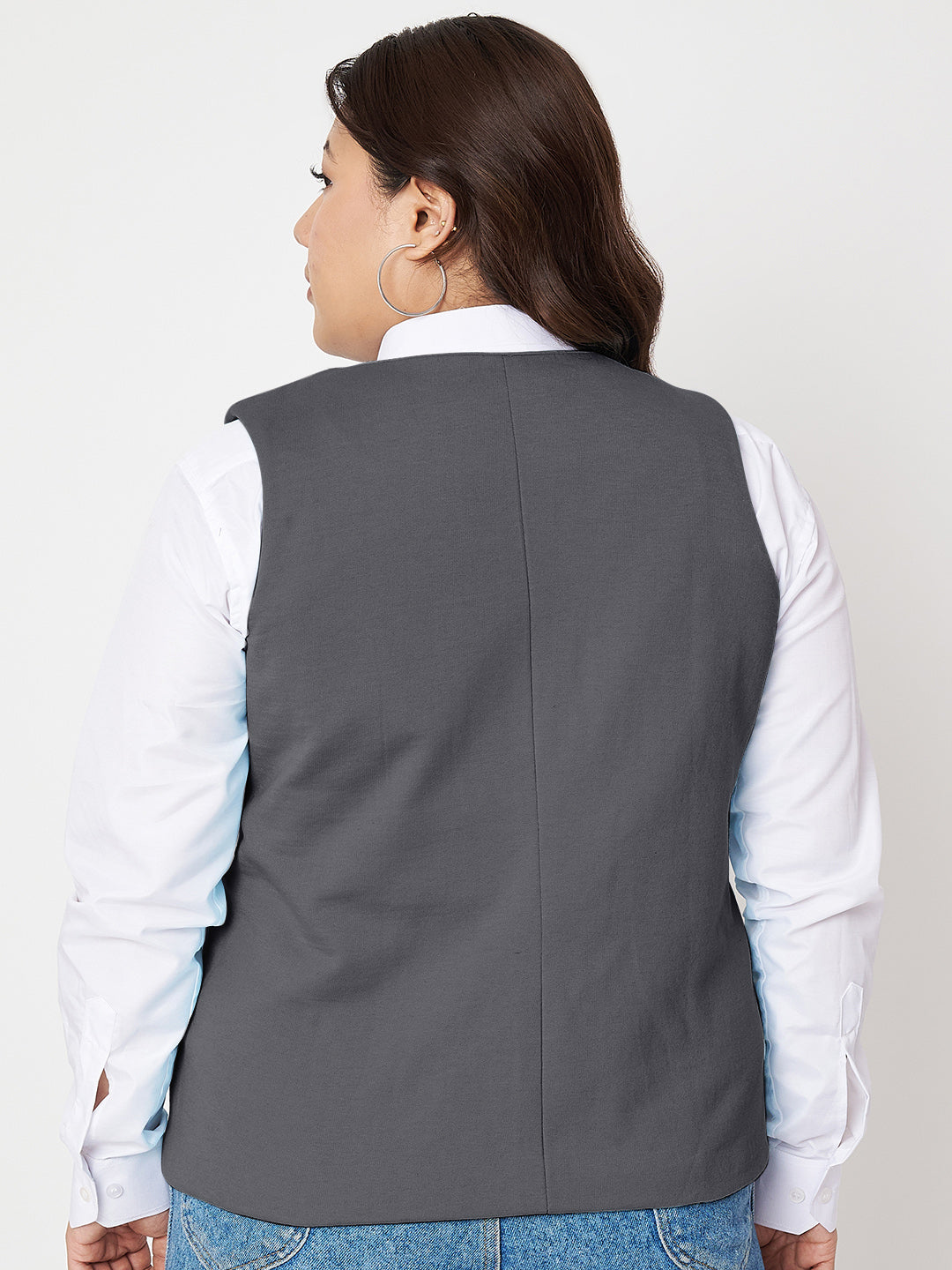 V-Neck Sleeveless Waistcoat