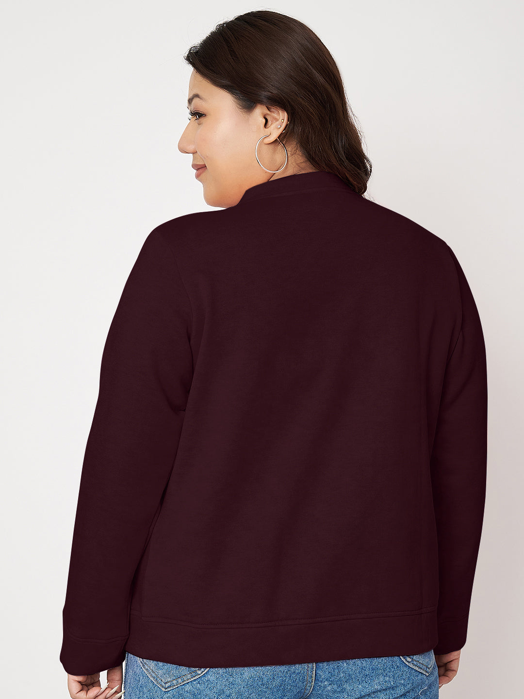 Women Fleece Open Front Jacket