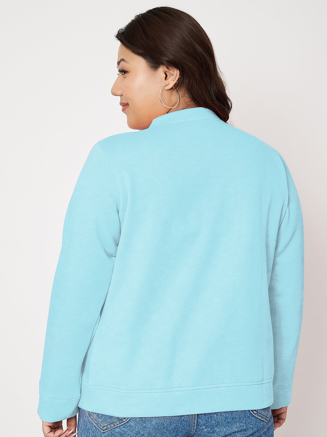 Women Fleece Open Front Jacket