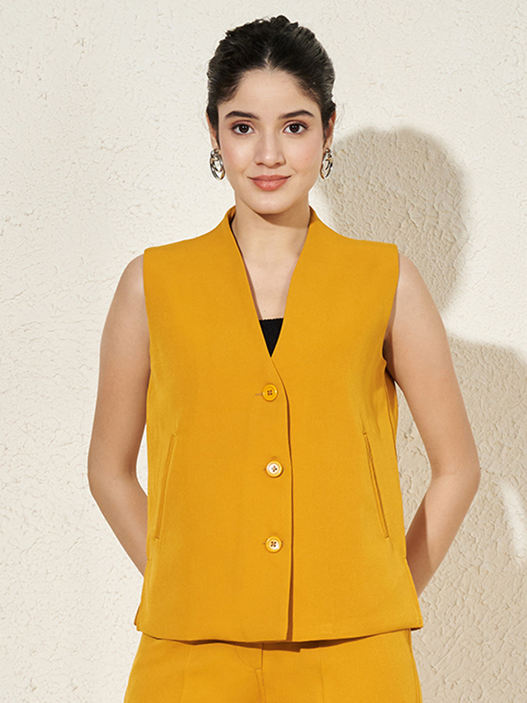 V Neck Waistcoat