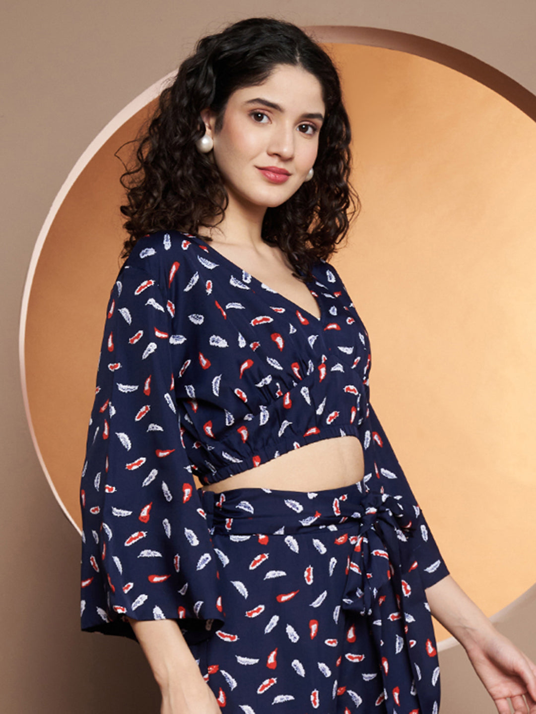 Printed Crop Top