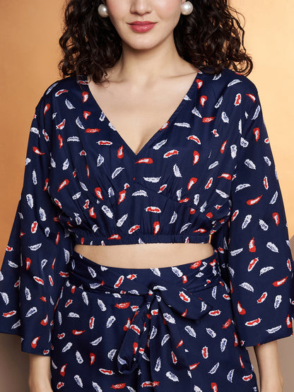 Printed Crop Top