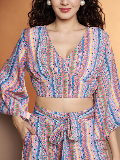 Printed Crop Top