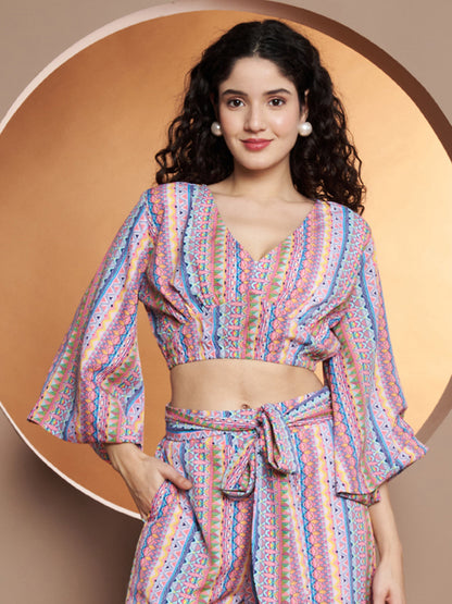 Printed Crop Top