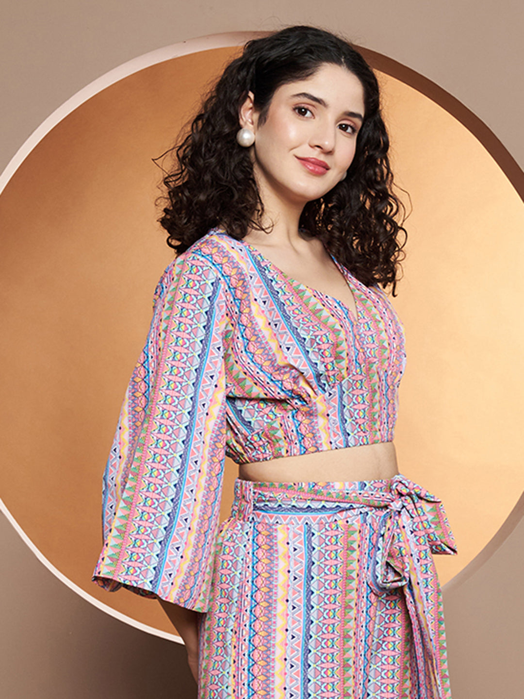 Printed Crop Top