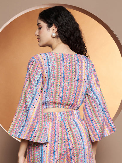Printed Crop Top