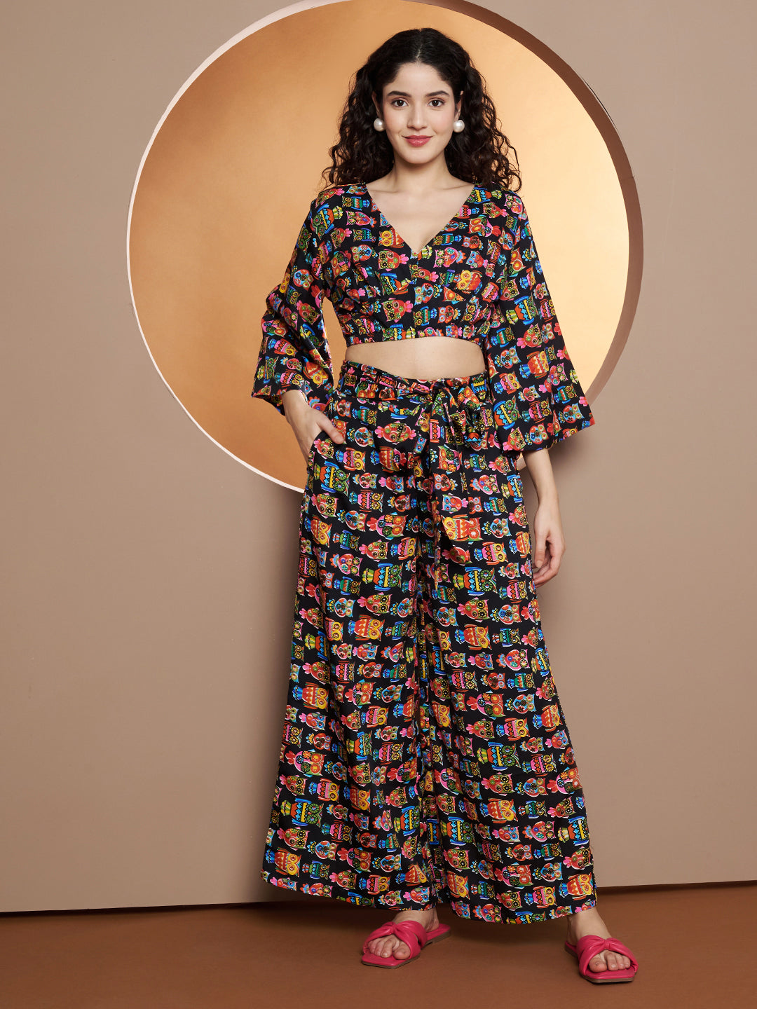 Printed Crop Top