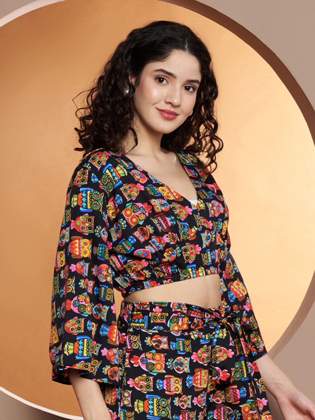Printed Crop Top