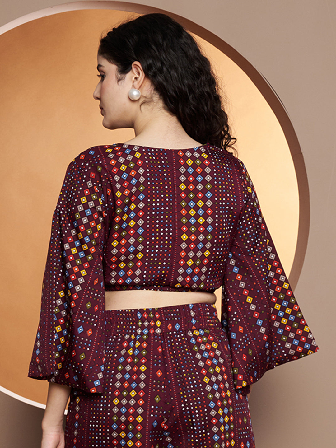 Printed Crop Top