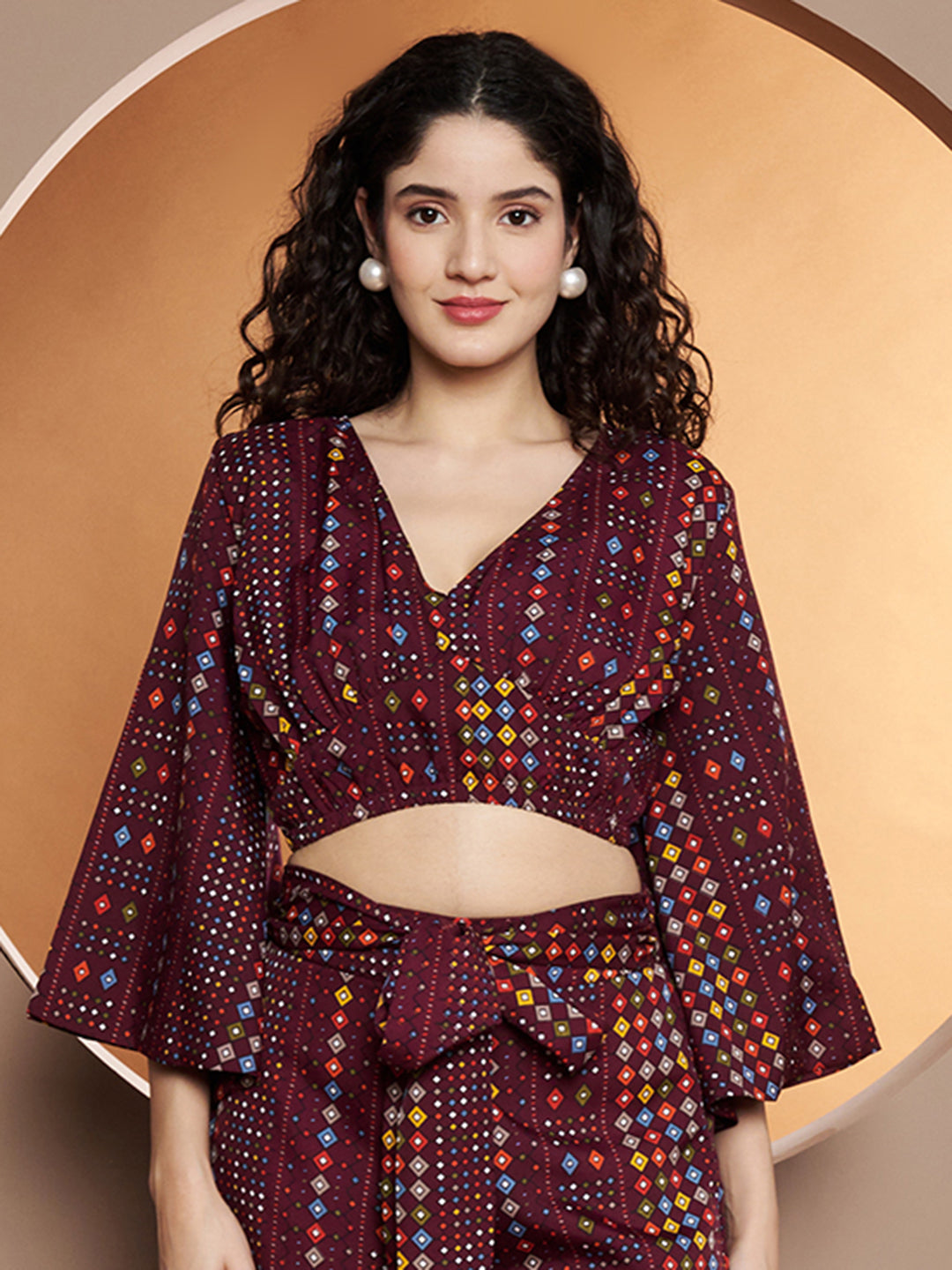 Printed Crop Top