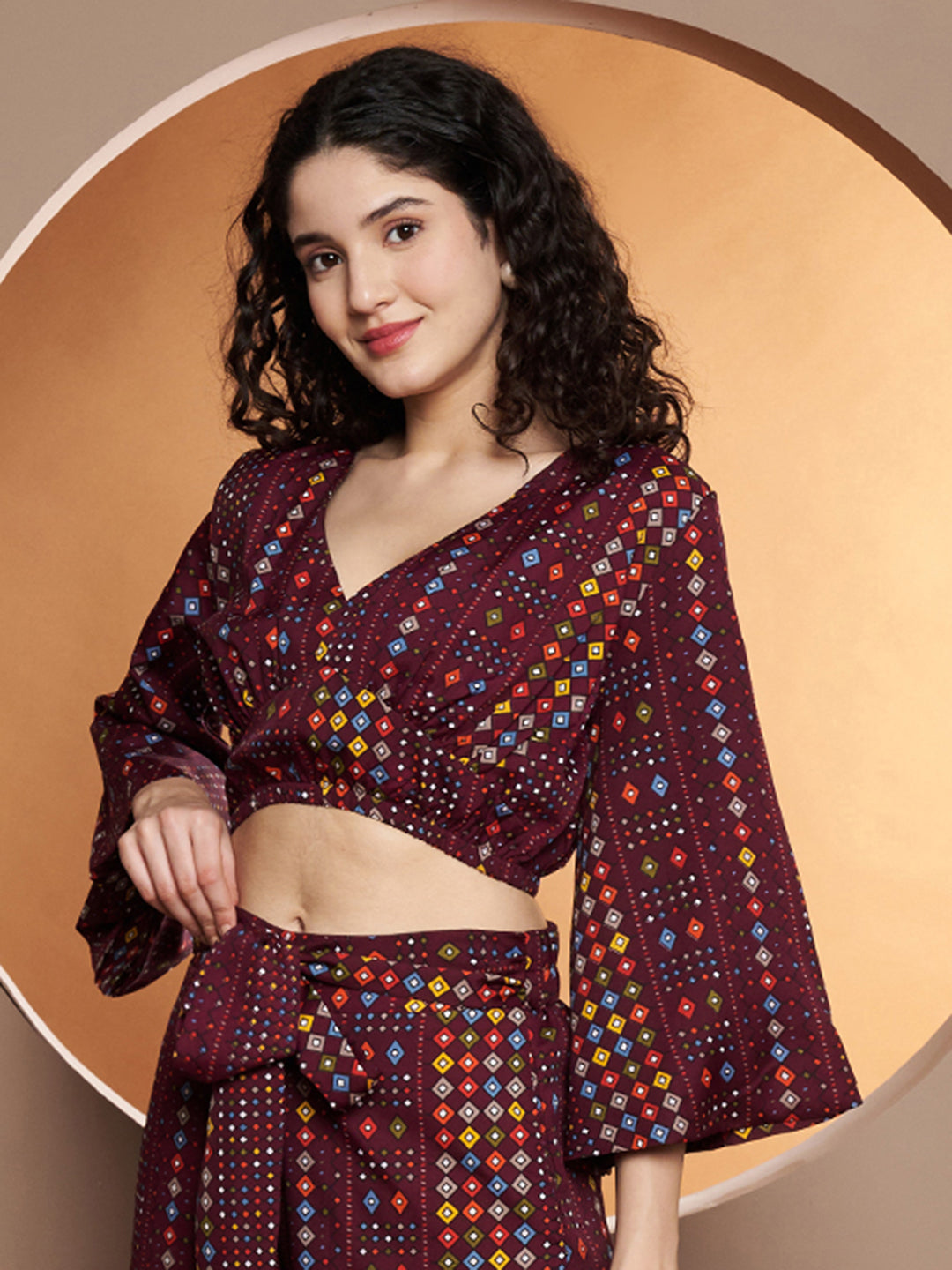 Printed Crop Top