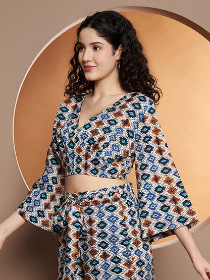 Printed Crop Top