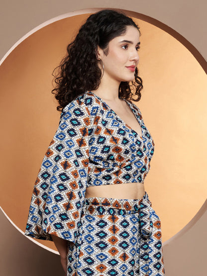 Printed Crop Top