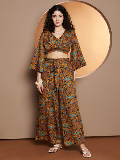 Printed Crop Top