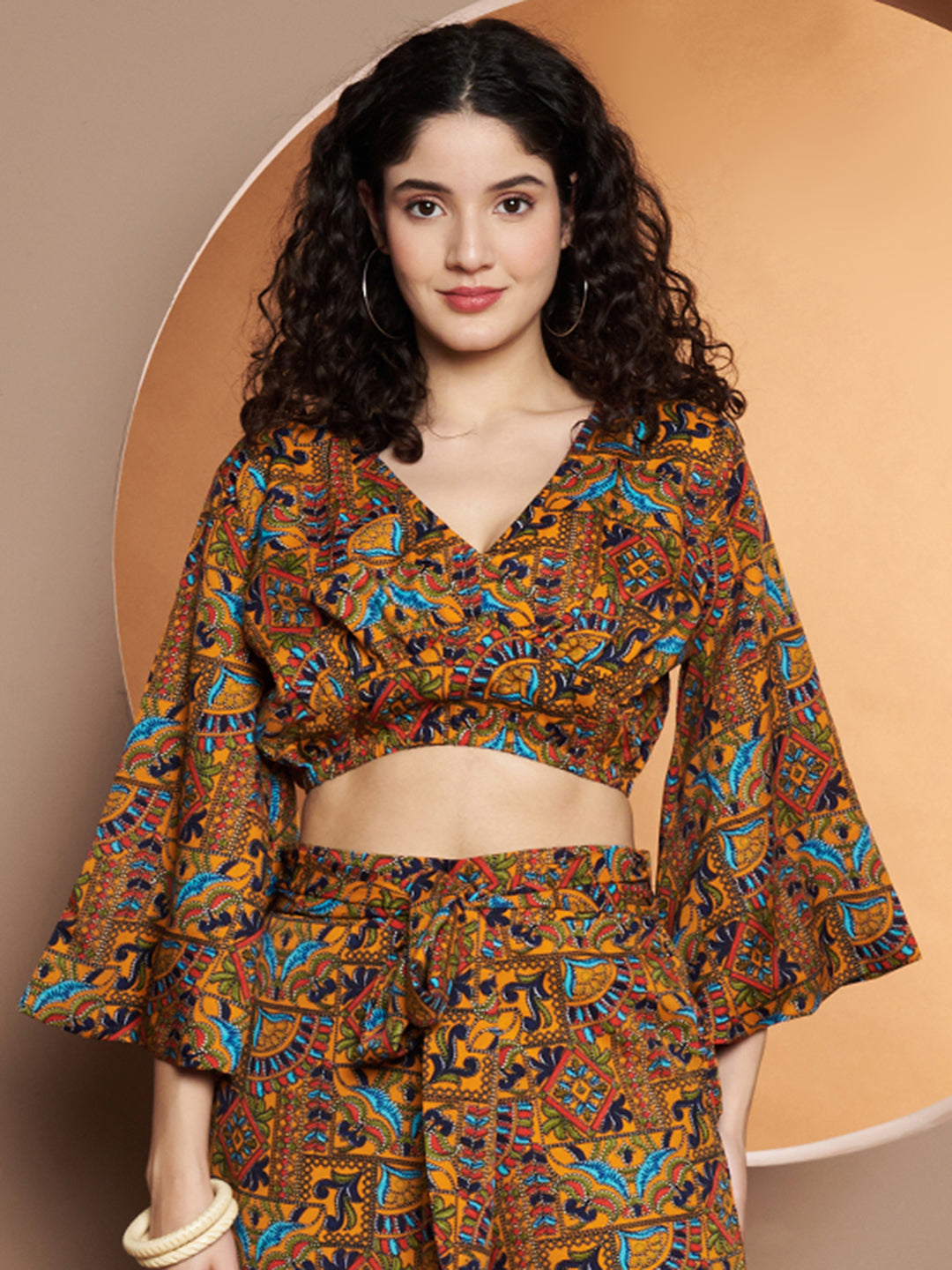 Printed Crop Top