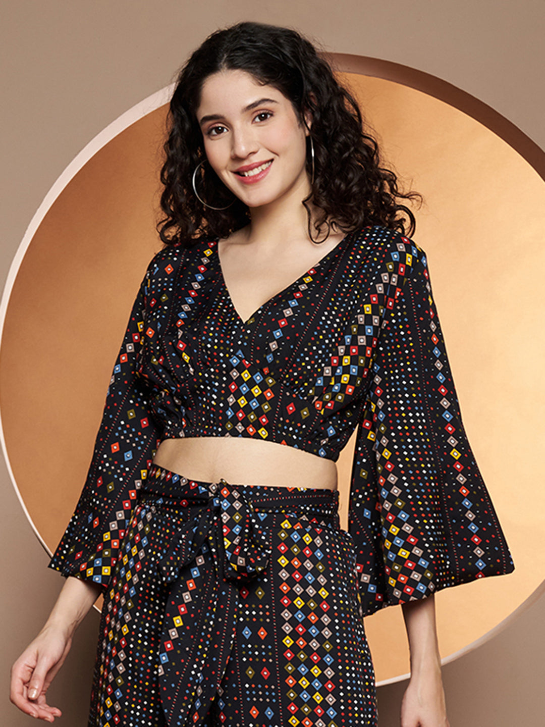 Printed Crop Top