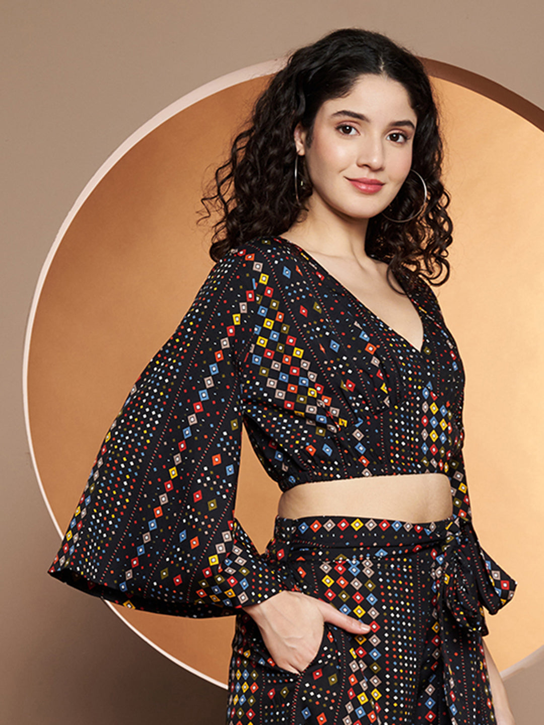 Printed Crop Top