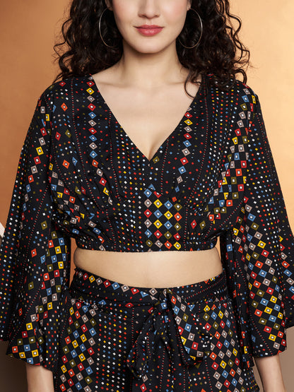 Printed Crop Top