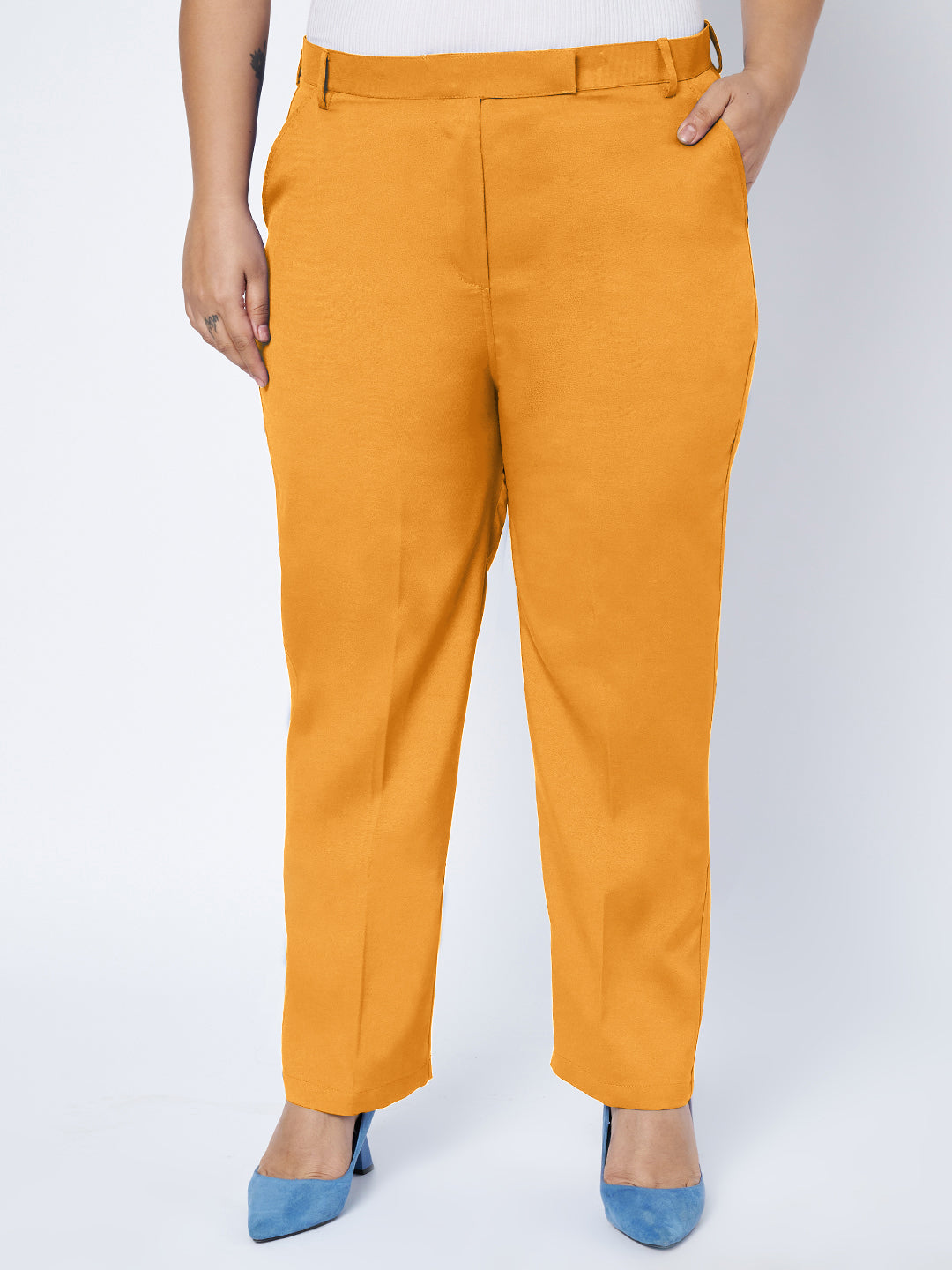 Plus Size Waistcoat With Trousers Two Pieces Suit