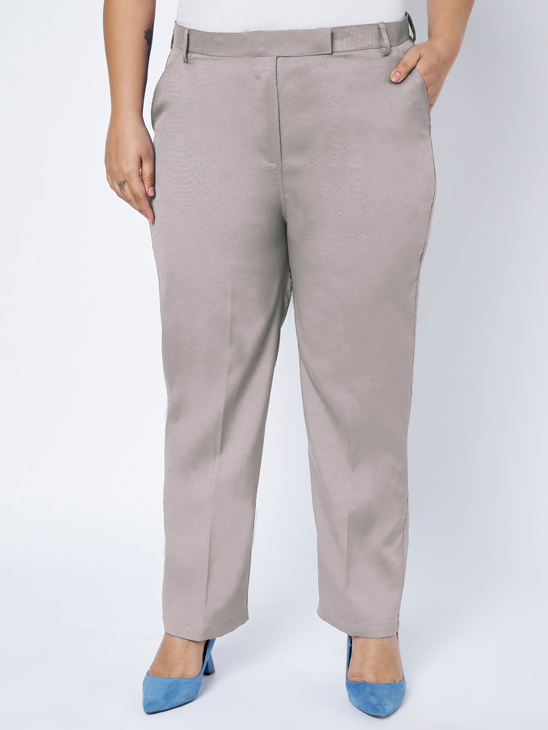 Plus Size Waistcoat With Trousers Two Pieces Suit